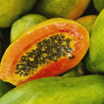 Bebidas y postres - papaya